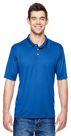 Mens 4 oz cool Dri with Fresh IQ Polo - BLAcK - S(D0102H2HR9g)