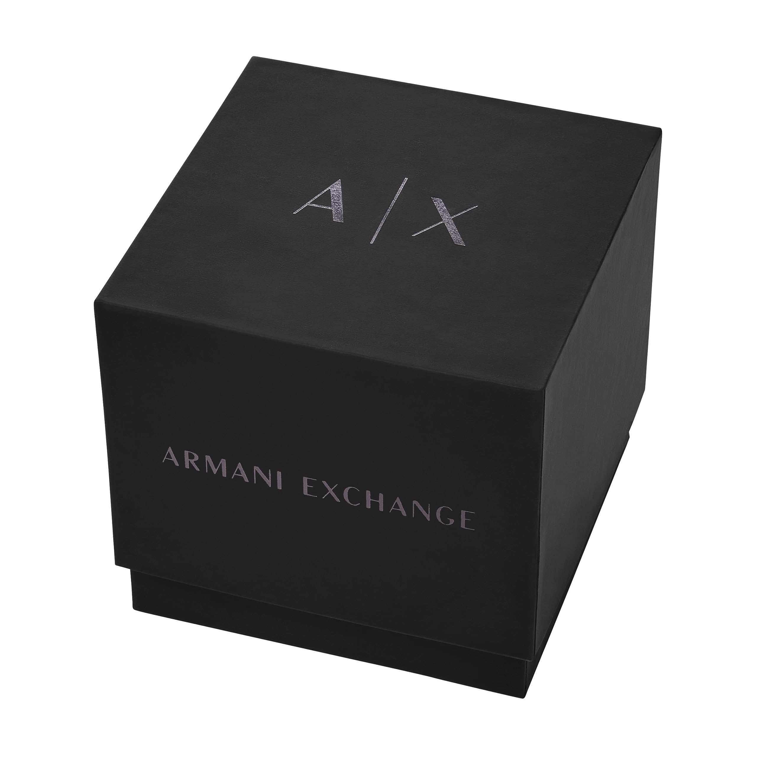 A|X ARMANI EXCHANGE Men's Chronograph Black & Gray Silicone Strap Watch (Model: A|X1331)
