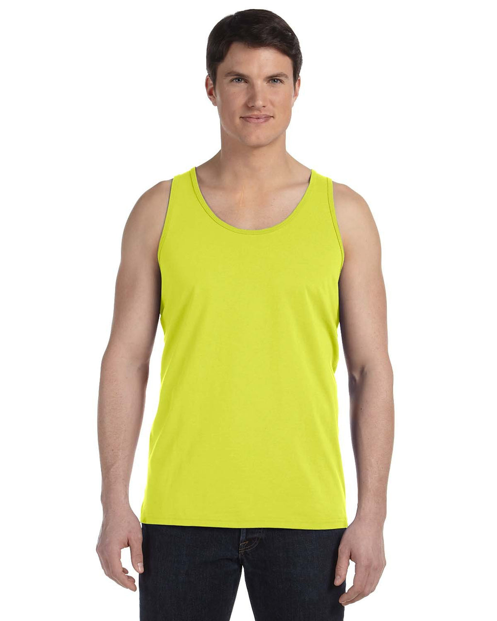 Unisex Jersey Tank - NEON BLUE - XS(D0102H7WAUX)