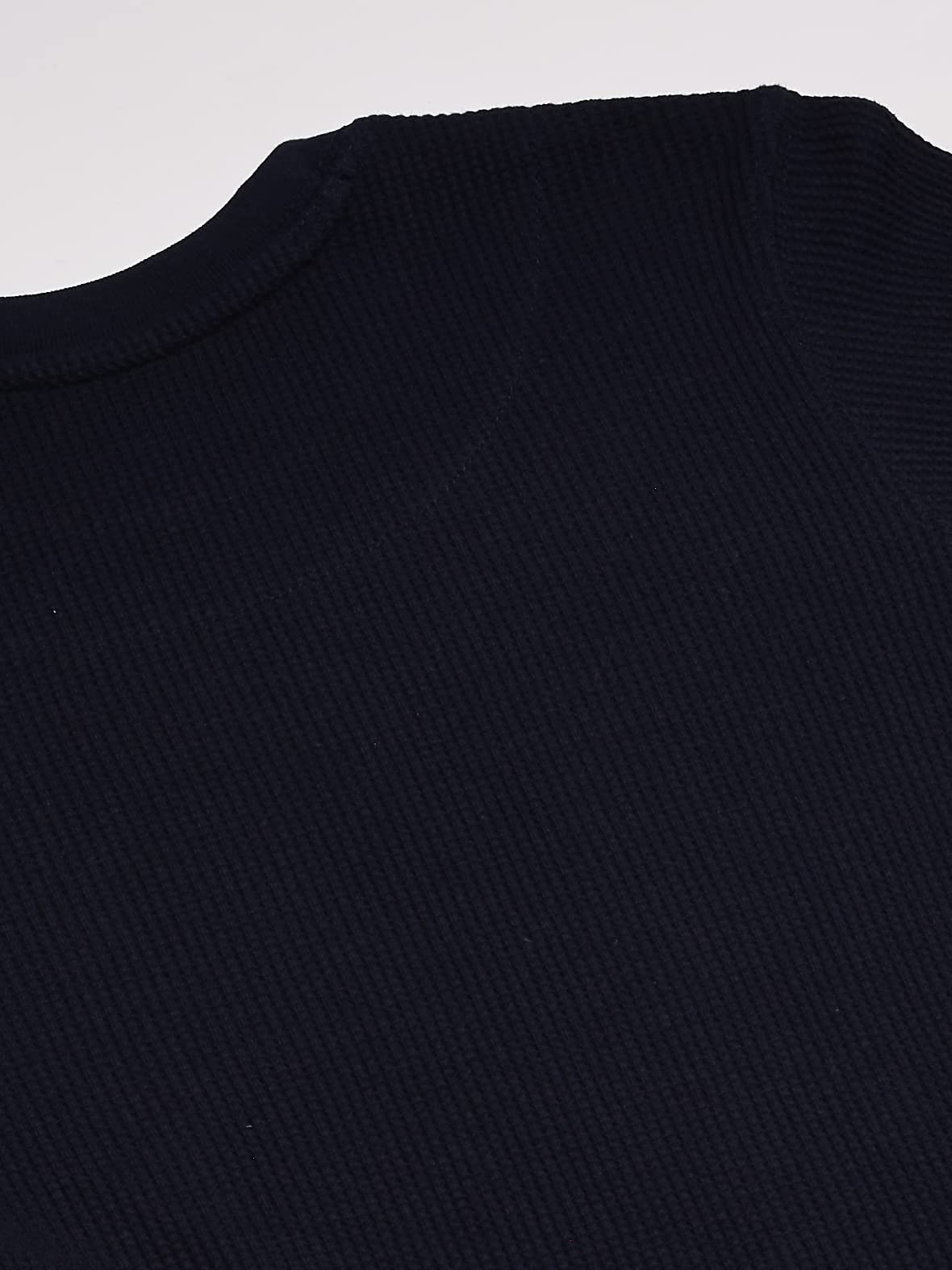 French Toast Boys Long Sleeve Thermal Waffle Tee T-Shirt Navy Blue, Large (10/12)