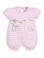 BabyGo Half Sleeves Baby Romper| 100% Cotton Rompers for New Born Baby| Baby Dress | Sleepsuit for Baby Girls| Onesies| 0-3M| 3-