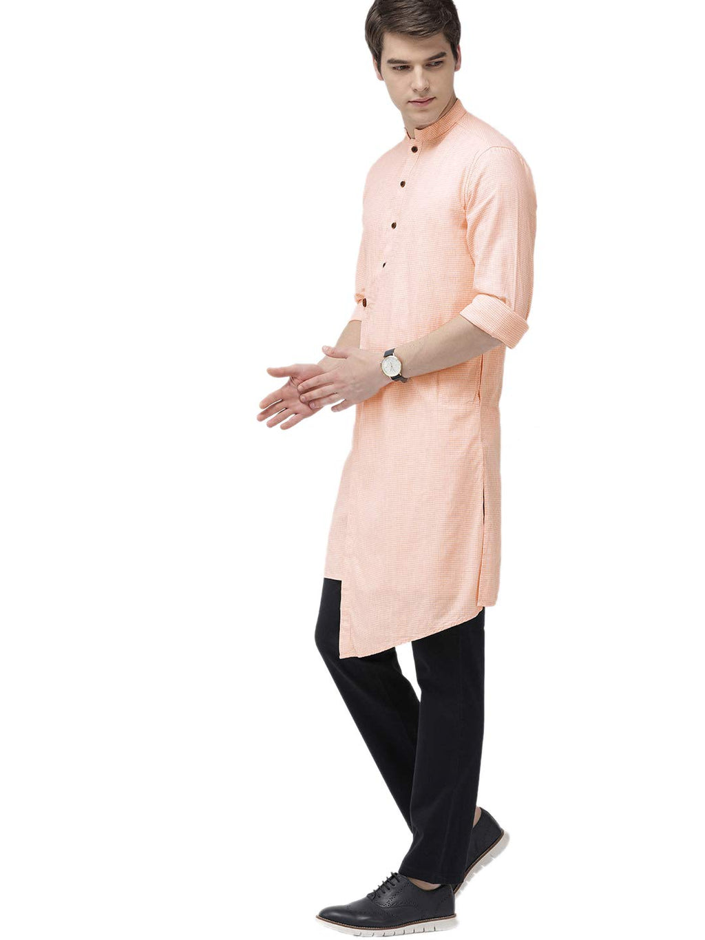 The Indian Garage Co Men'S Cotton Kurta (1019-Ck22L46-)
