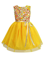 A.T.U.N. (ALL THINGS UBER NICE) Girls Embroidered Birthday Party Frock Dress