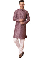 Jompers Mens Embroidered Mirror Work Kurta Pyjama Set