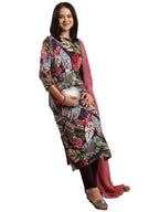 ANNI DESIGNER Women s Rayon Blend Kurta with Pants and Dupatta, Multicolored, 2XL