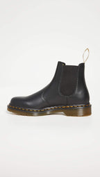 Dr. Martens Men's 2976 Felix Rub Off Chelsea Boot, black, 7 Men/8 Women US