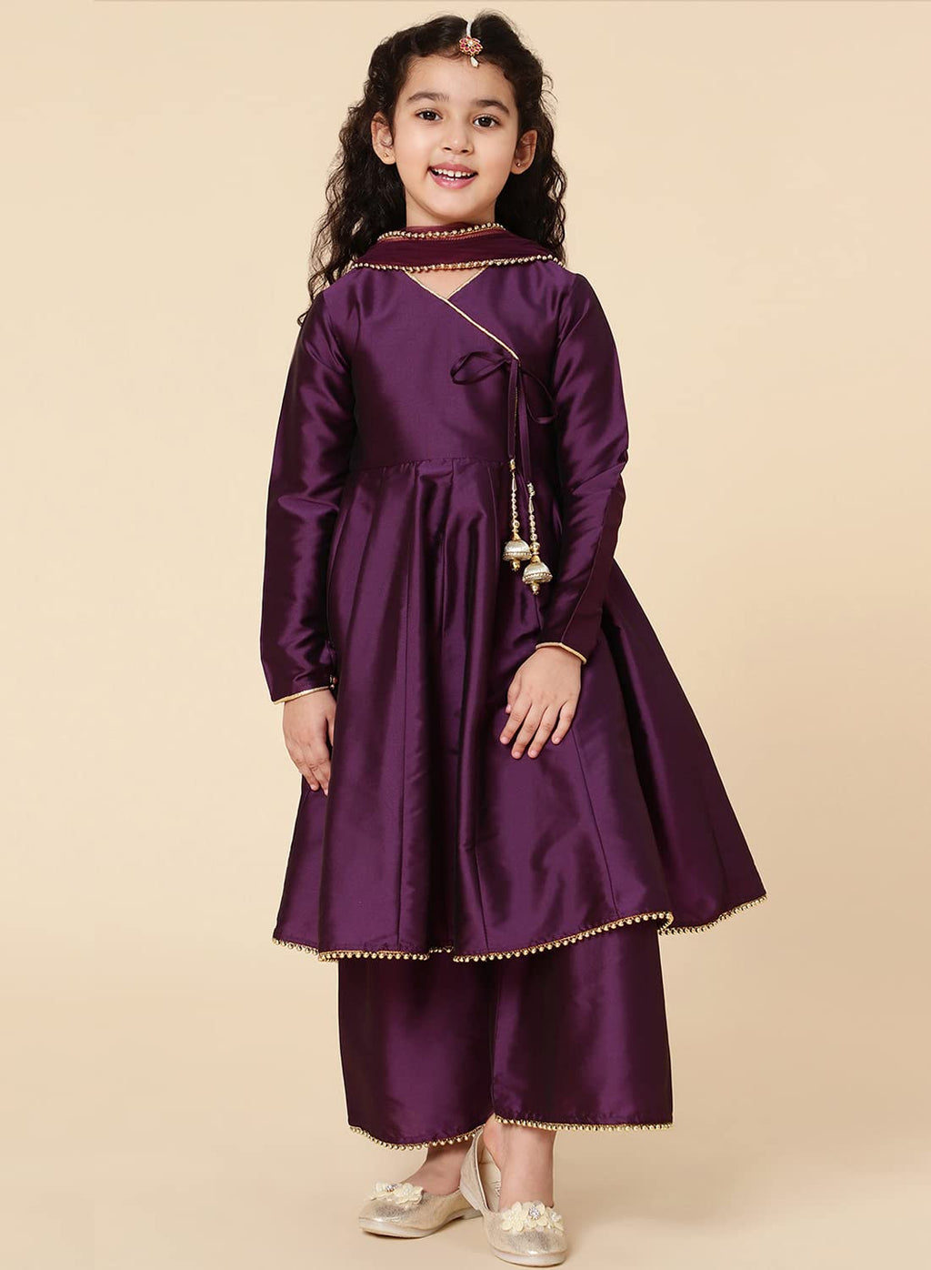 A.T.U.N. Girls Anarkali Palazzo Set