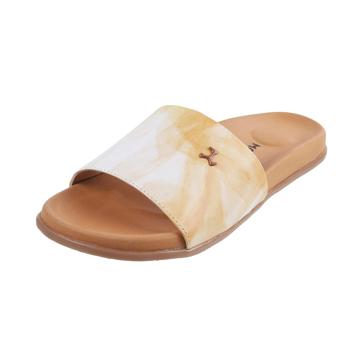 Mochi Womens Synthetic Tan Slip Ons (Size (8 UK (41 EU)) 8-41