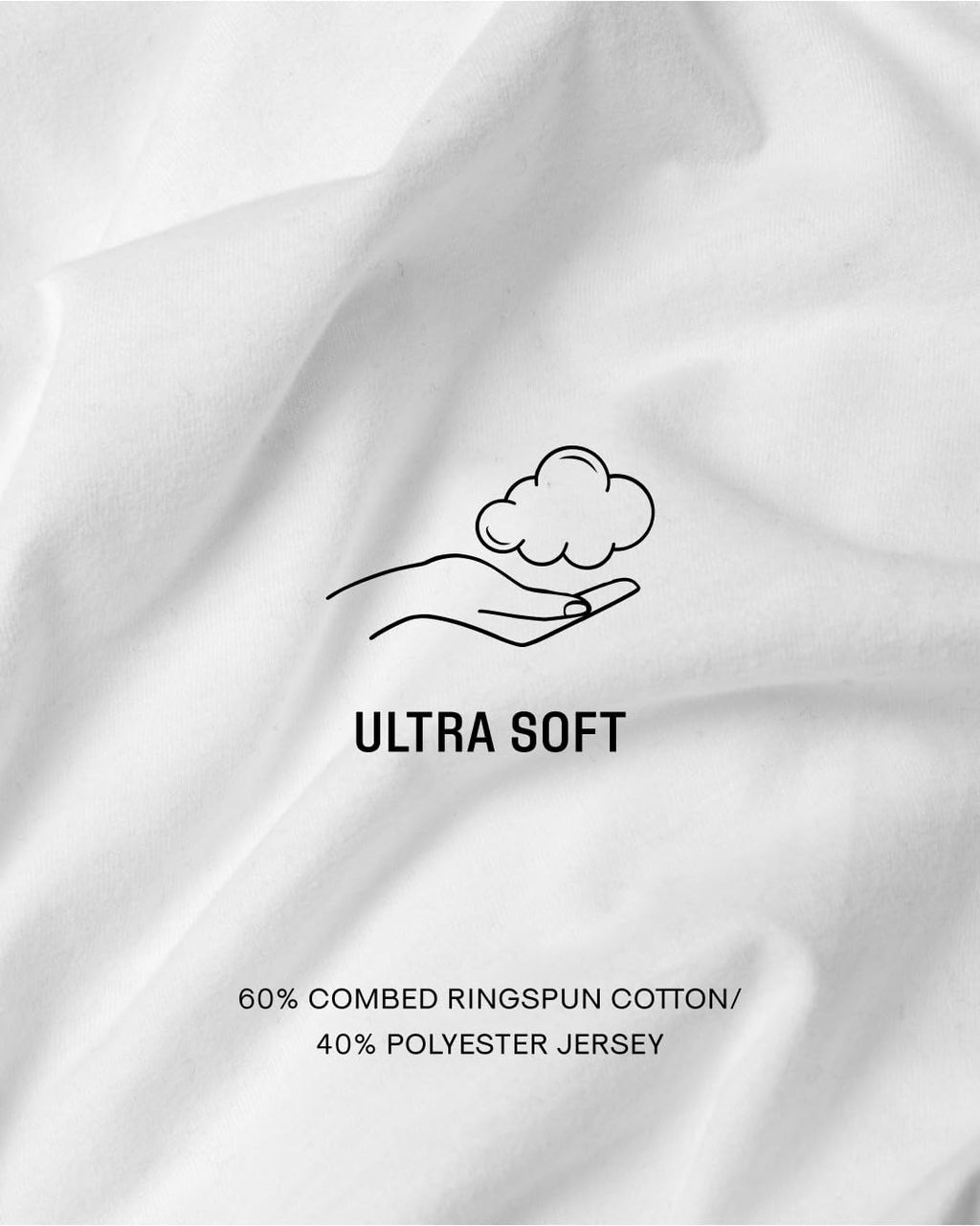 True Classic Tees | Premium Fitted Men's T-Shirt | Crew Neck | White Tee Single | Medium