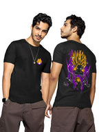 Bewakoof Mens Regular Fit Half Sleeve T-Shirt Black