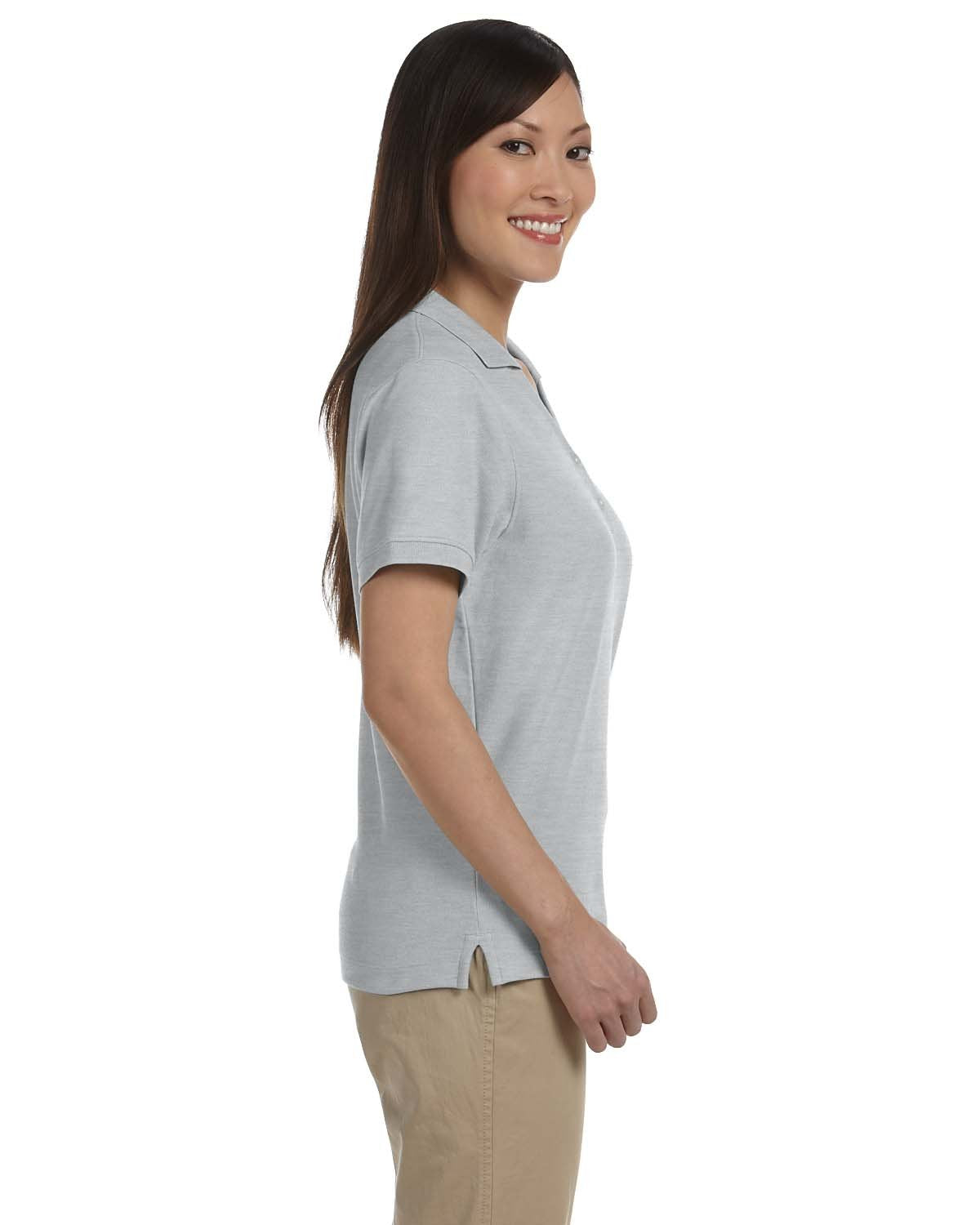 Ladies Pima Piqu Y-collar Polo - WHITE - XS(D0102H7Y7c2)