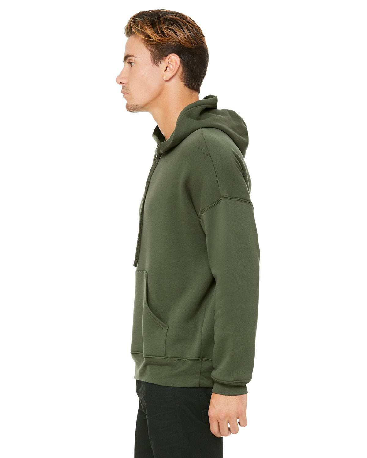 Unisex Sponge Fleece Pullover DTM Hoodie - DARK gREY - XS(D0102H7KXgP)