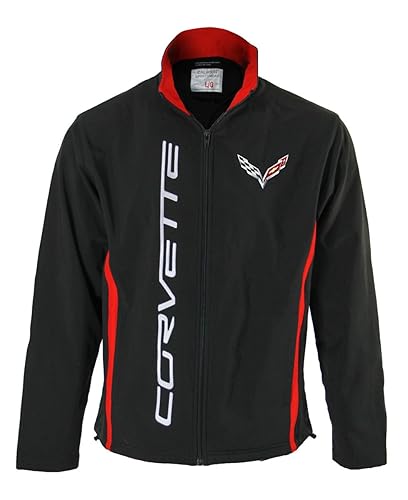 GM Chevrolet Unisex Bonded All-Season Jacket (Corvette, Large)