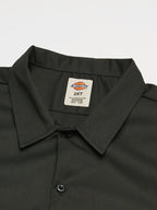 Dickies Mens Long Sleeve Work Shirt, Olive green, X-Large