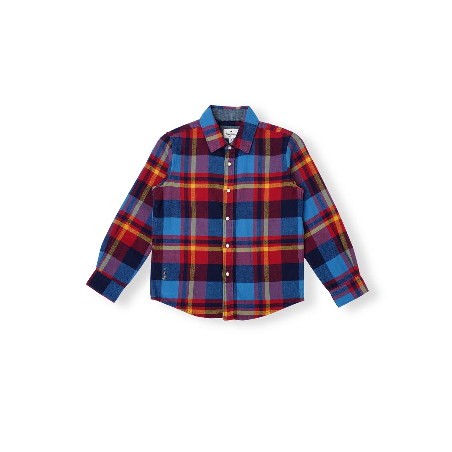 Pepe Jeans Boys Regular Fit Checked Shirts