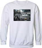 Graphic Crewneck, No Men Left, White, 2X