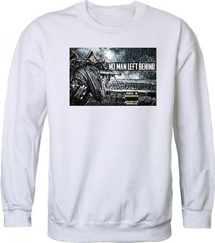 Graphic Crewneck, No Men Left, White, L