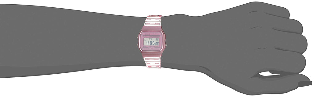 Casio Quartz Watch with Resin Strap, Pink, 20 (Model: F-91WS-4CF)