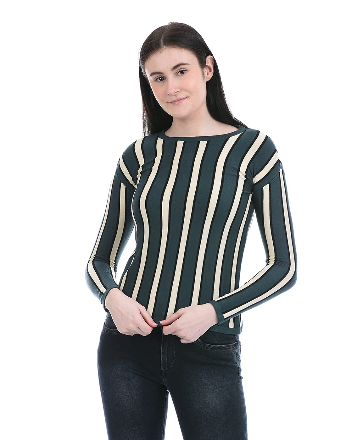 Pepe Jeans WomenS Cotton Pullover (Pl701703- Olive_Xl)