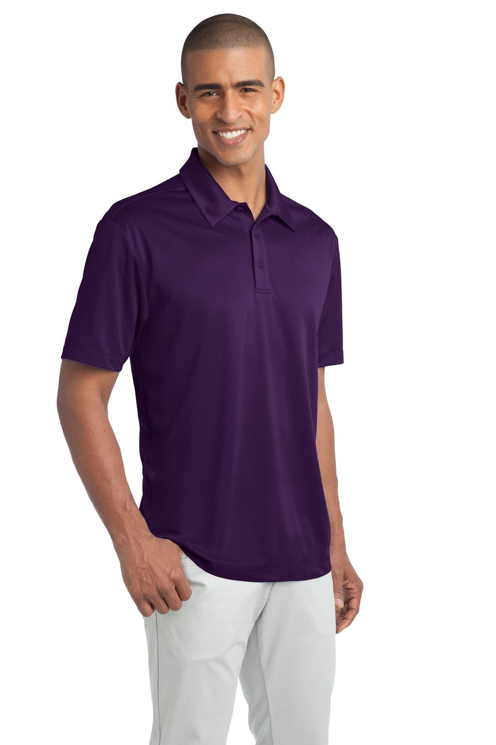 Port Authority Silk Touch Performance Polo M Bright Purple