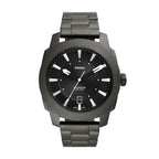 Fossil Men's Machine 49mm Quartz Stainless Steel Three-Hand Watch, Color: Smoke (Model: FS5970)