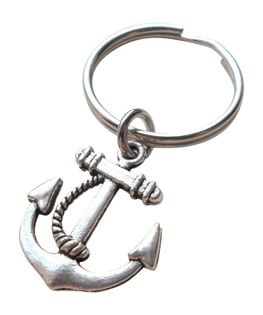 Anchor Keychain - You're The Anchor In My Life; Couples Keychain