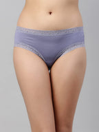 Enamor MH01 Modal Hipster Panties for Women Pack of 2, Full Coverage Mid Waist, Antimicrobial & Stain Release Technology | Color