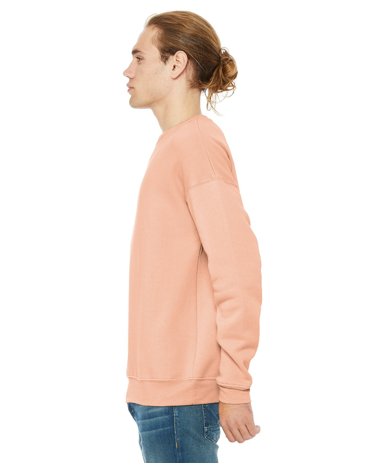 Unisex Drop Shoulder Fleece - WHITE - XS(D0102H7W9PT)
