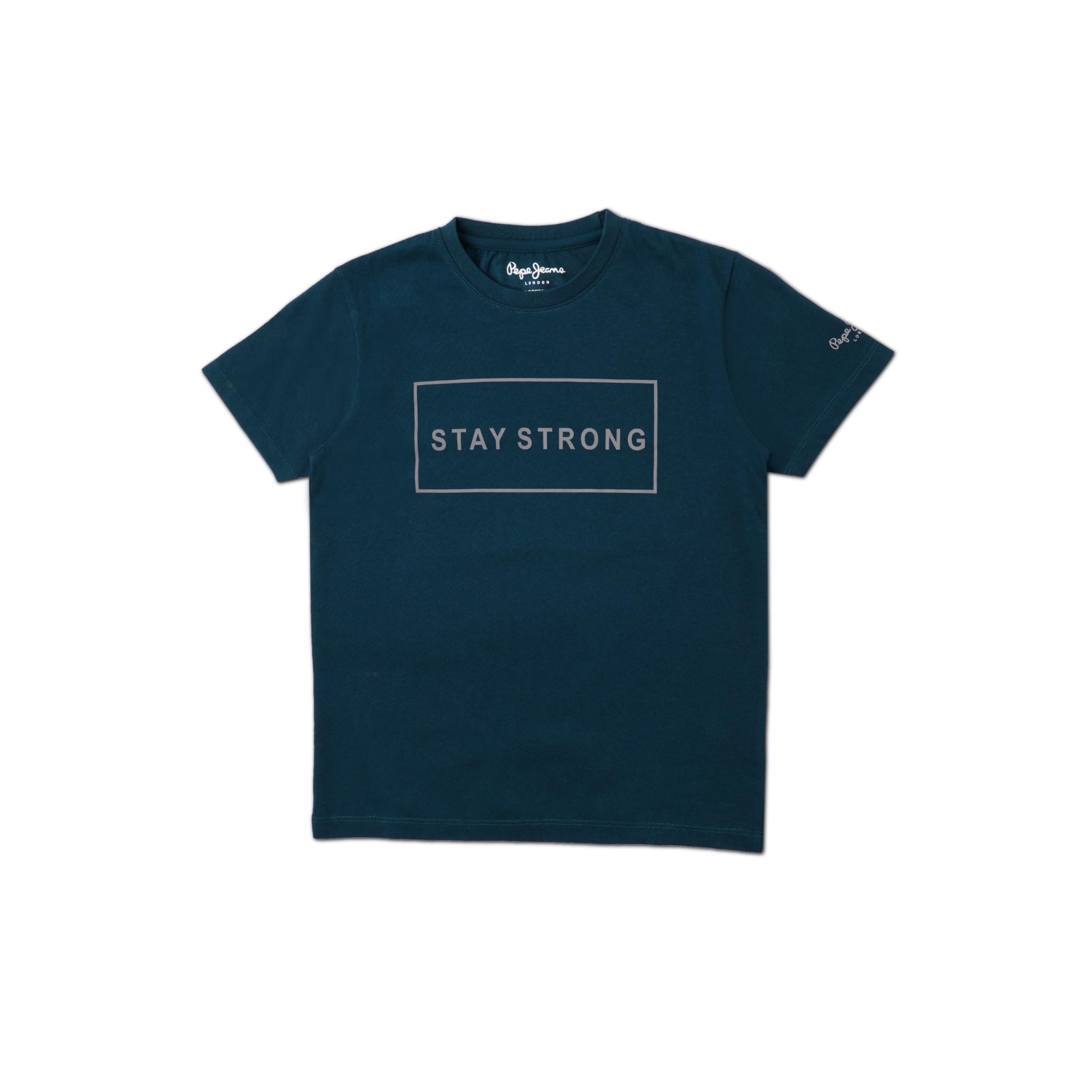 Pepe Jeans BoyS Regular Fit T-Shirt (Pb503836_Teal Blue