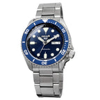 SEIKO SRPD51 Automatic Watch for Men - 5 Sports - Blue Sunray Dial, Day/Date Calendar, LumiBrite Hands and Markers, and Rotating