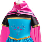 Dressy Daisy Toddler Girls Ice Princess Snow Queen Coronation Dress Up Costume with Cape Halloween Christmas Party Outfit Size 2