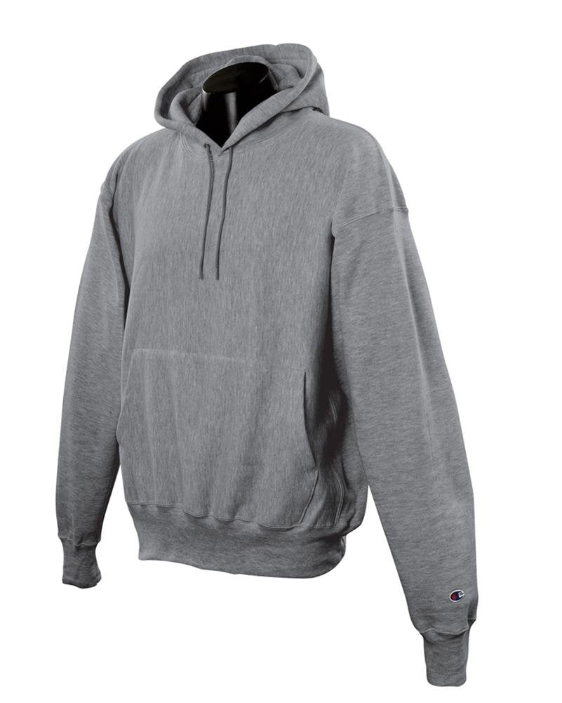 Reverse Weave Pullover Hooded Sweatshirt - OXFORD gRAY - M(D0102H7Dc6X)