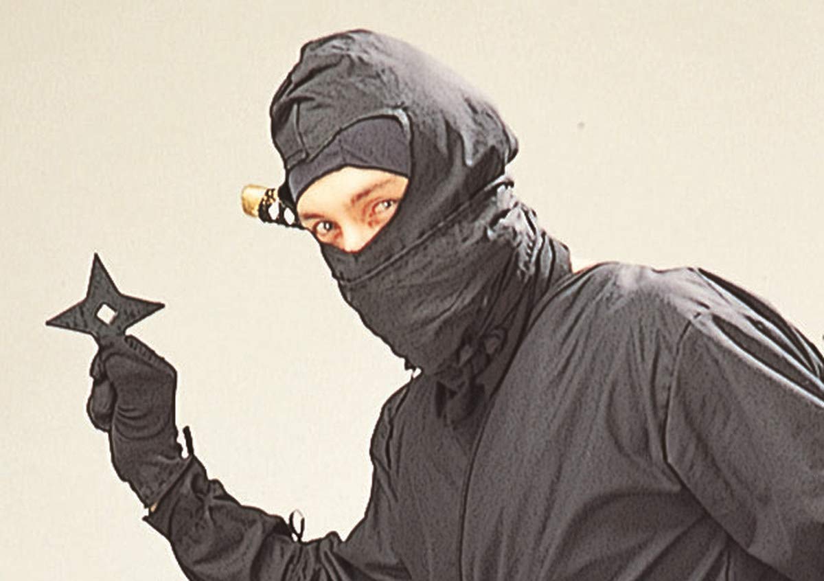 Ninja Dress Up Kit- Black O/S