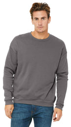 Unisex Drop Shoulder Fleece - WHITE - XS(D0102H7W9Y2)