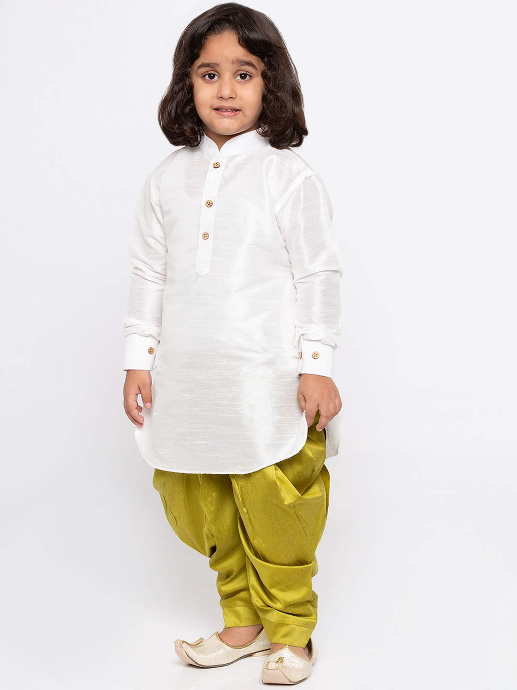 Jbn Creation Boys Silk Blend Kurta And Dhoti Set - Ethnic Elegance For Festivals | Pathani Style Full Sleeves Kurta And Cowl Sty