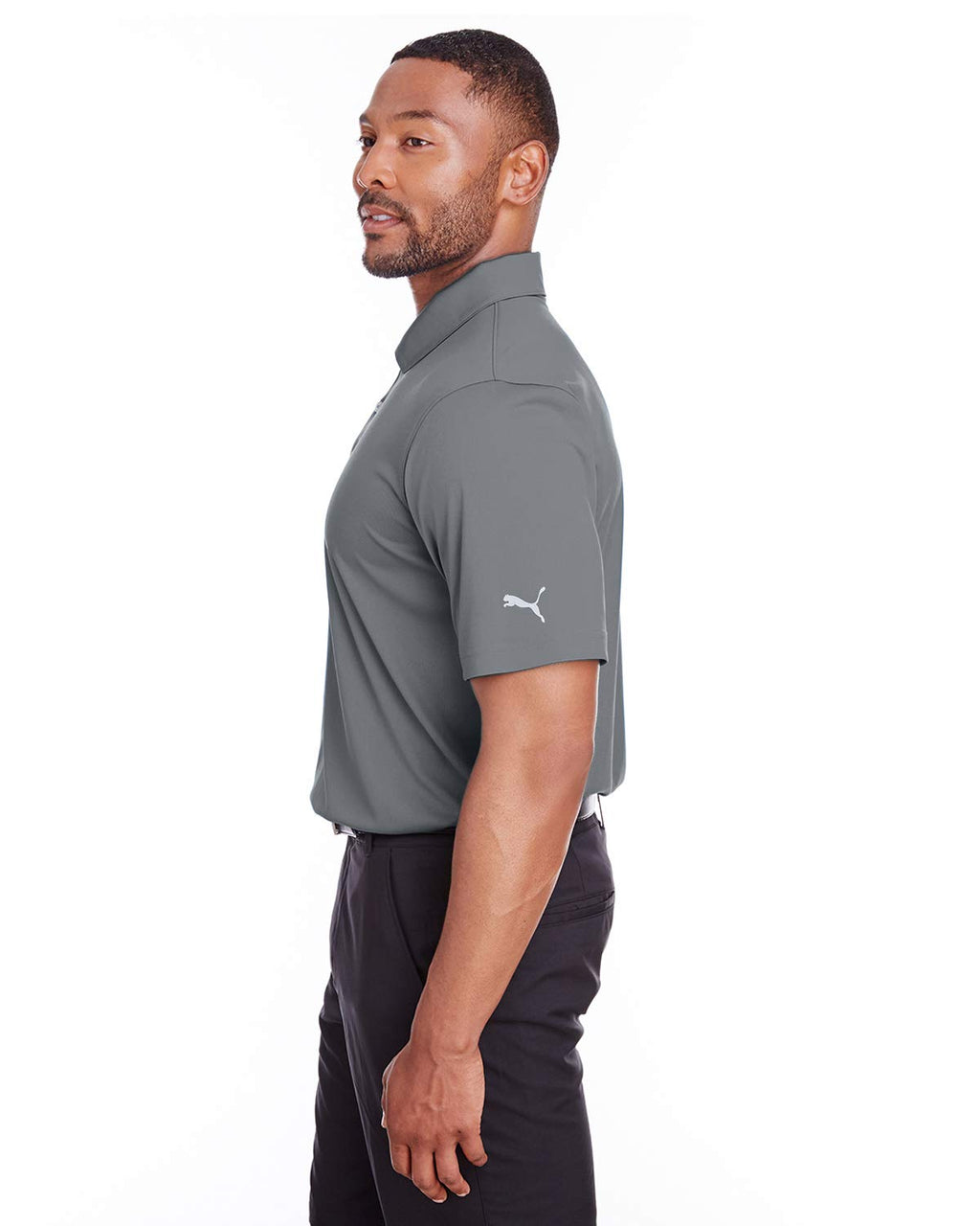 Mens Icon golf Polo - PUMA BLAcK - L(D0102H7DPX6)