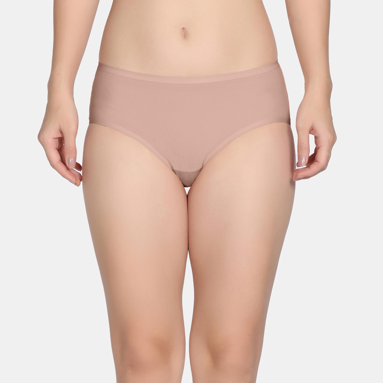 Zivame Womens Cotton Blend Classic Solid Hipster Panties (Pack of 3) (ZI28C0-Roeb Cho Fon B Bea_Roeb