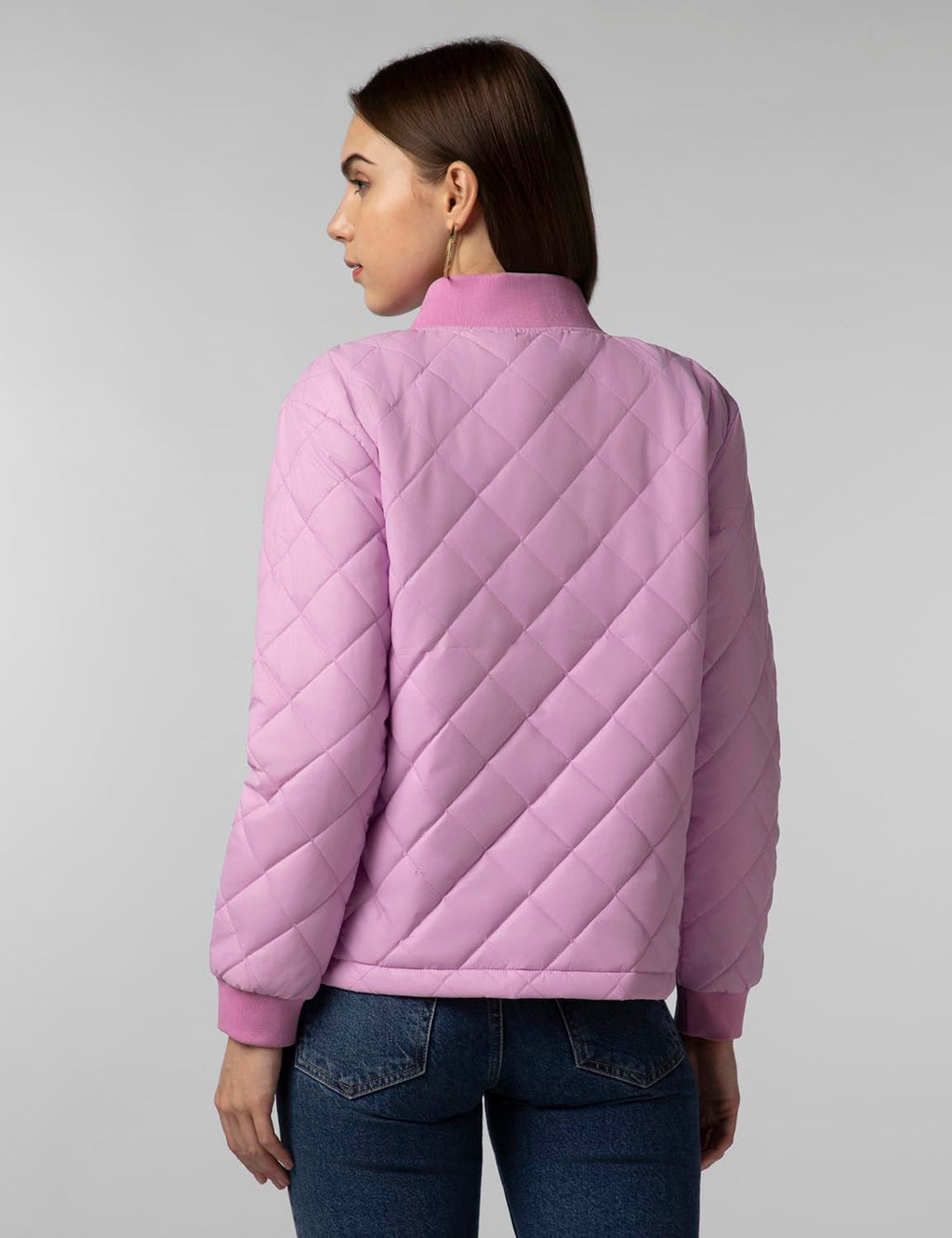 FYLTR Womens Winter Puffer Jacket with Patch Pockets - Stylish Boxy Fit | Full Sleeves | Extended Placket | Snap Button | Casua