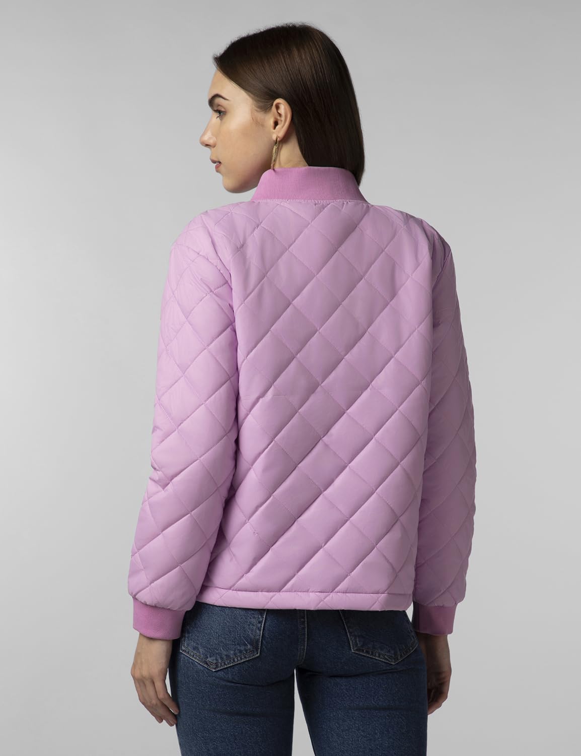 FYLTR Womens Winter Puffer Jacket with Patch Pockets - Stylish Boxy Fit | Full Sleeves | Extended Placket | Snap Button | Casua