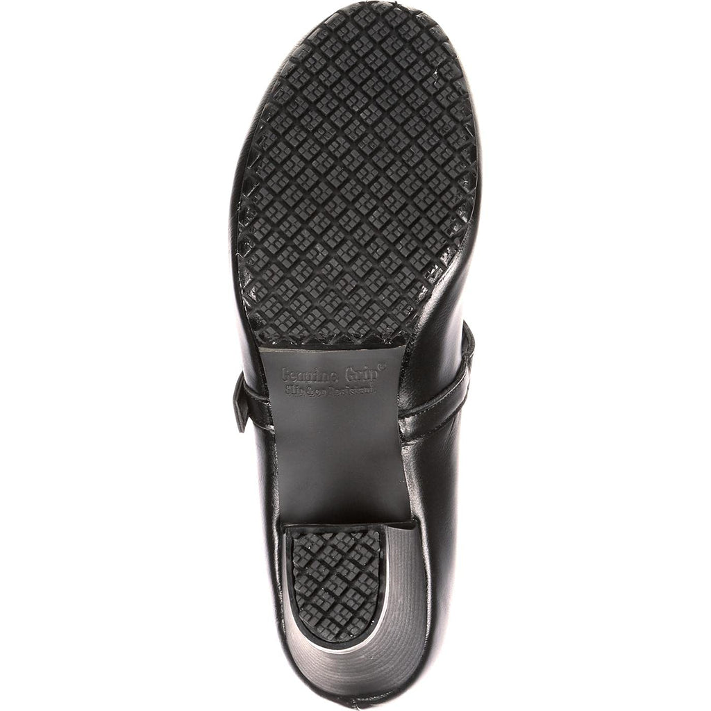 Genuine Grip 8200-7M Womens Slip-Resistant Leather Mary Jane  Black - Size 7