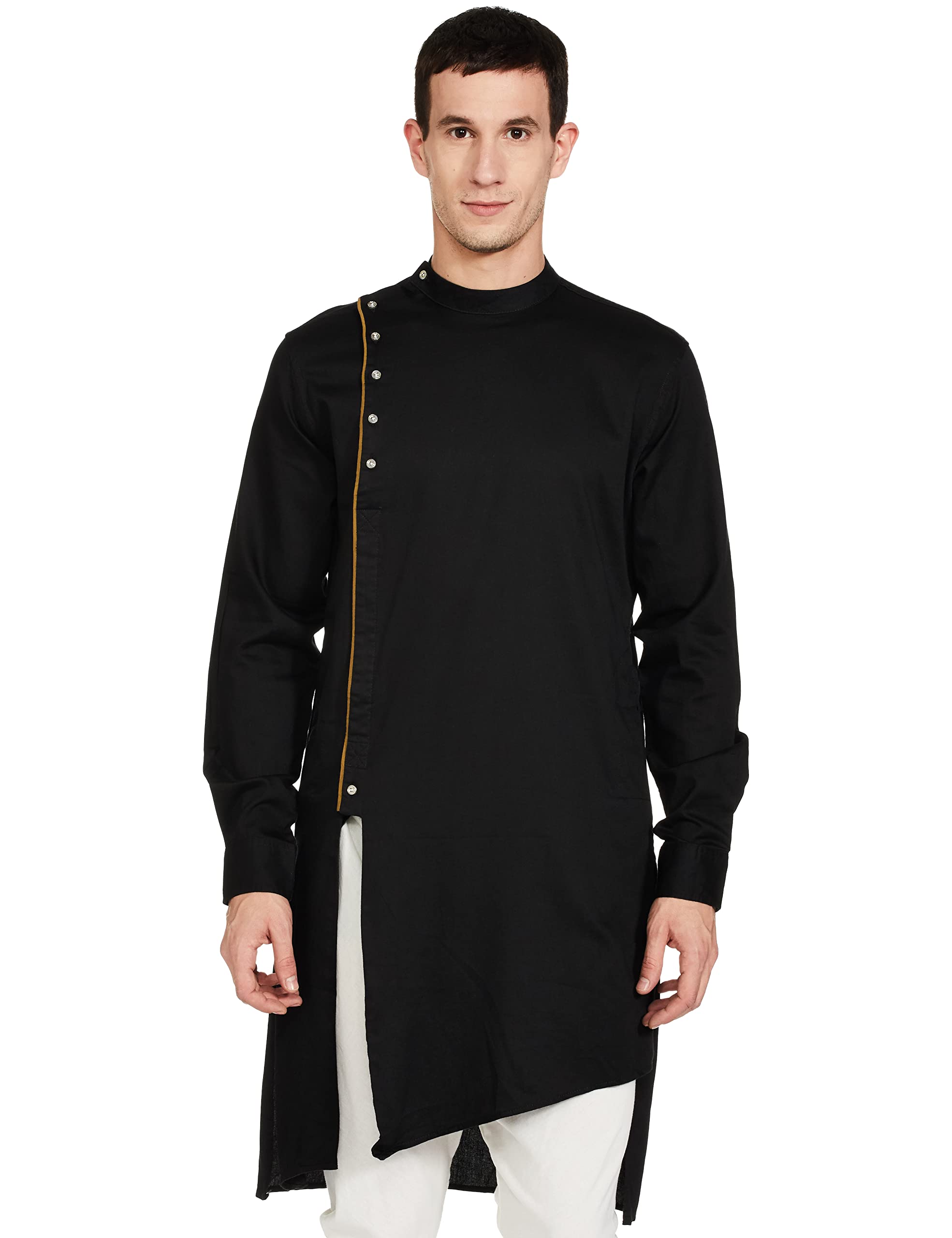 The Indian Garage Co Mens Cotton Slim Kurta