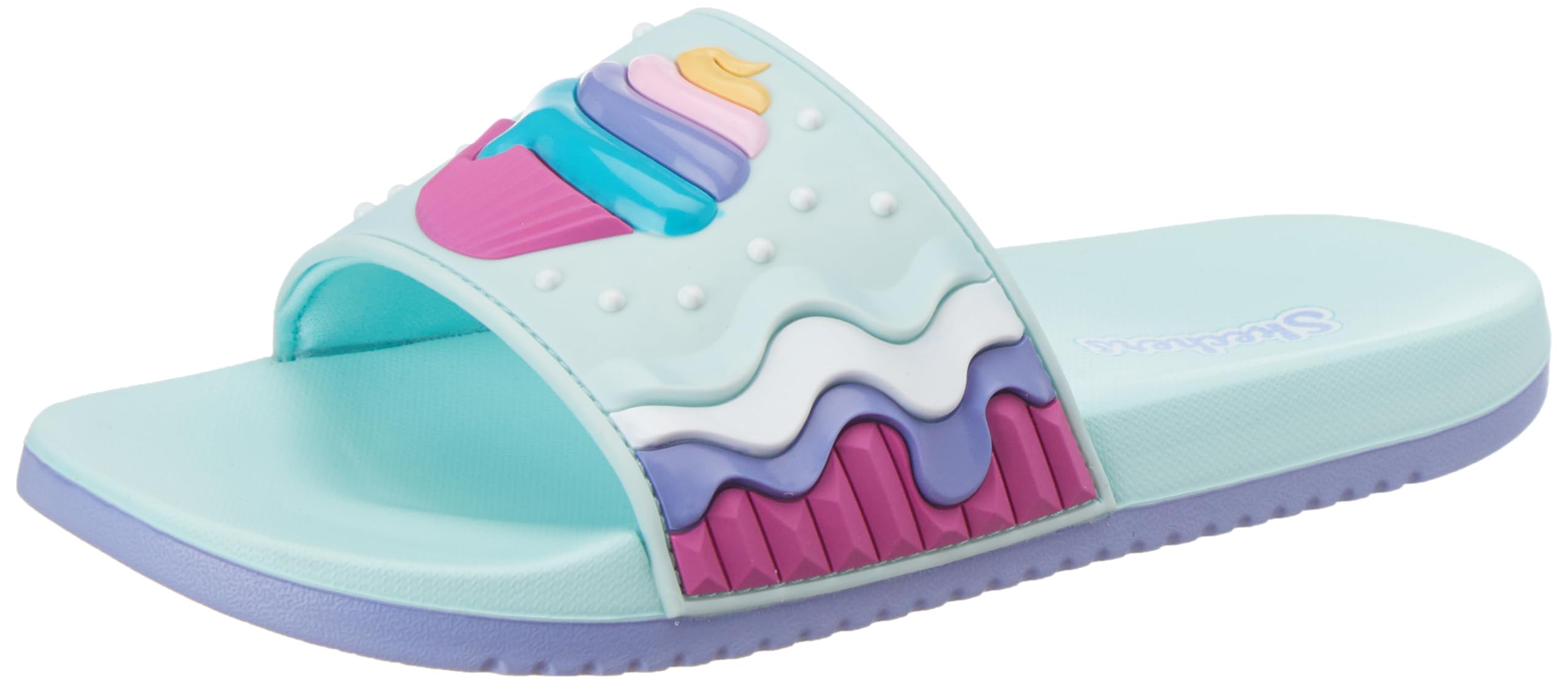 Skechers Girls Slide Gambix Iii Sweet Slides Sandals & Floaters
