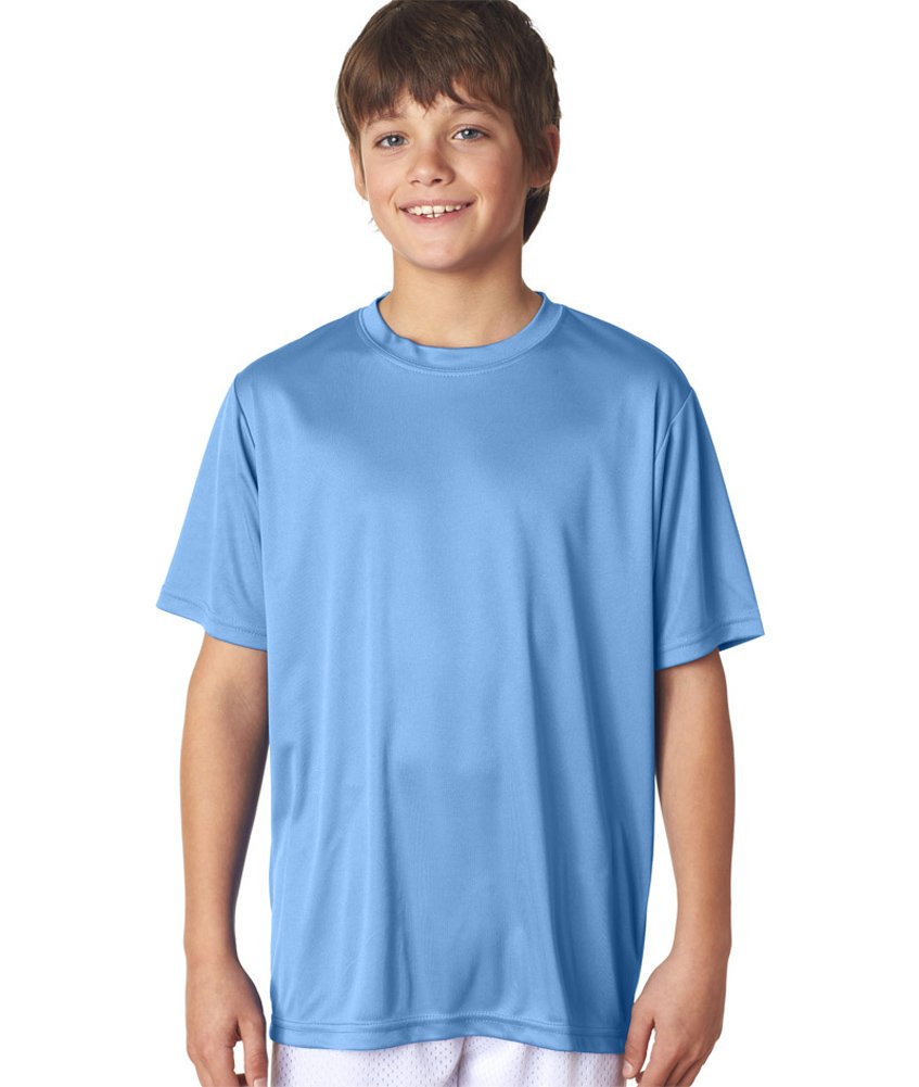 Youth cooling Performance T-Shirt - gRAPHITE - S(D0102H7KS3X)