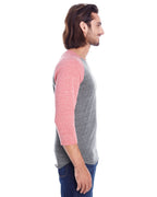 Unisex Triblend 34-Sleeve Raglan - cRM cRD BLK TRB - 3XL(D0102H7Kc4X)