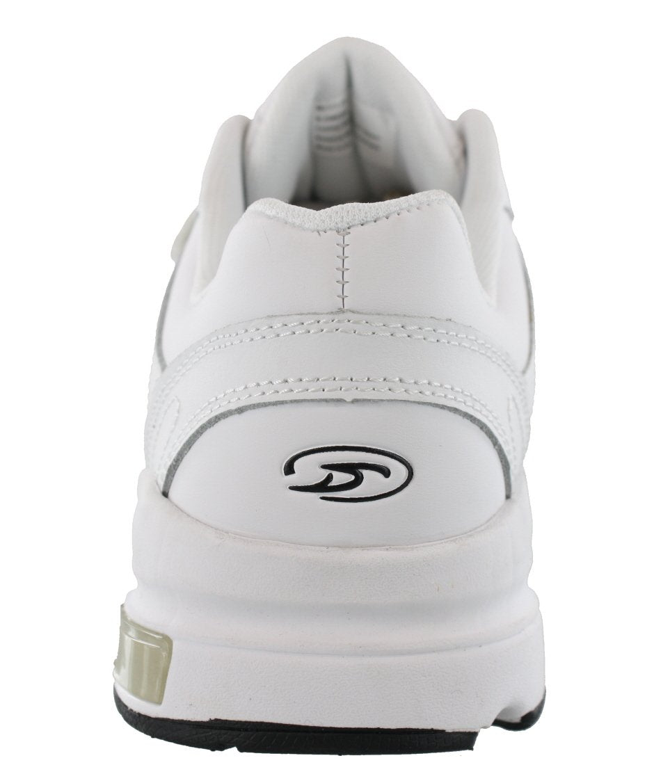 Dr.Scholls Mens Omega Light Weight Dual Strap Sneaker wide width (9 2E US, White)