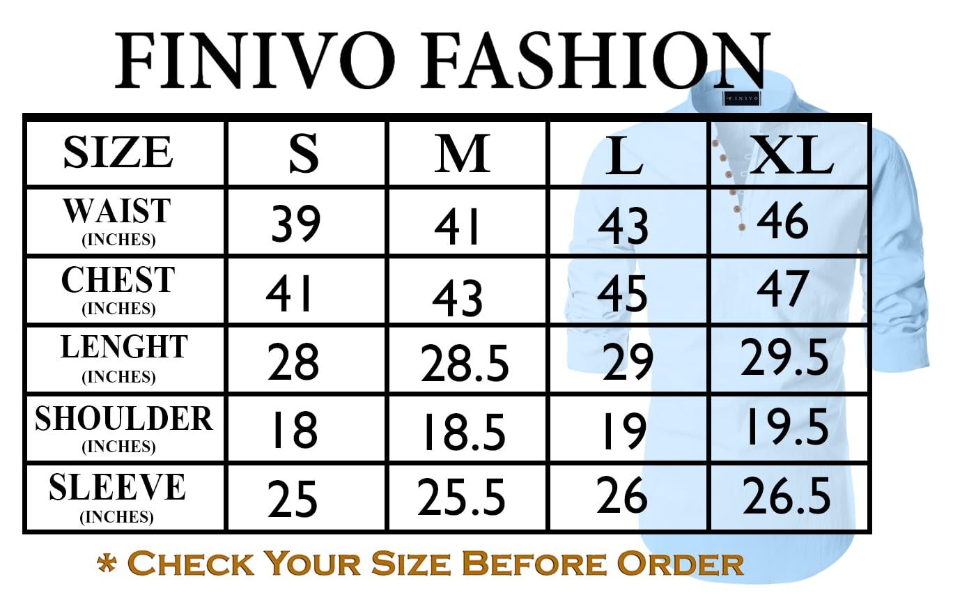 Finivo Fashion Combo Of MenS Solid Cotton Blend Straight Kurta Shirt Pack Of 3