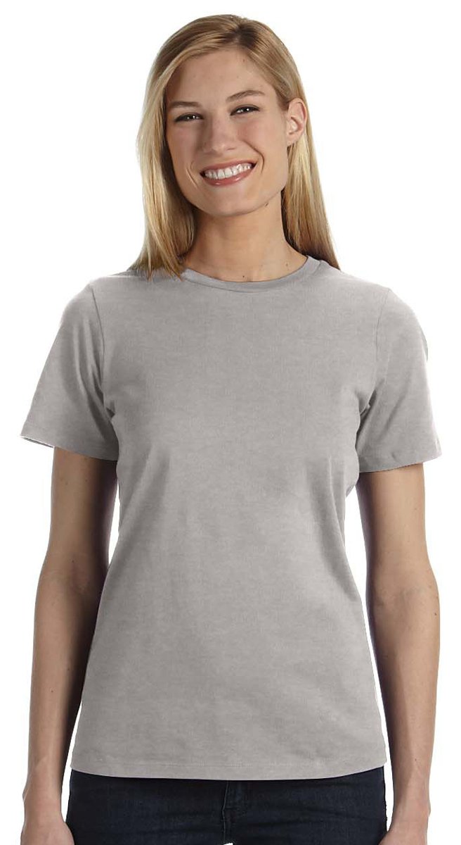 Ladies Relaxed Heather cVc Short-Sleeve T-Shirt - ATHLETIc HEATHER - S(D0102H7WRcP)