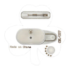 Shamrock Flashing Body Light Lapel Pins for St. Patricks Day by Blinkee