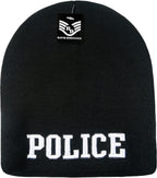 Public Safety Knit Cap, Police 2, Black