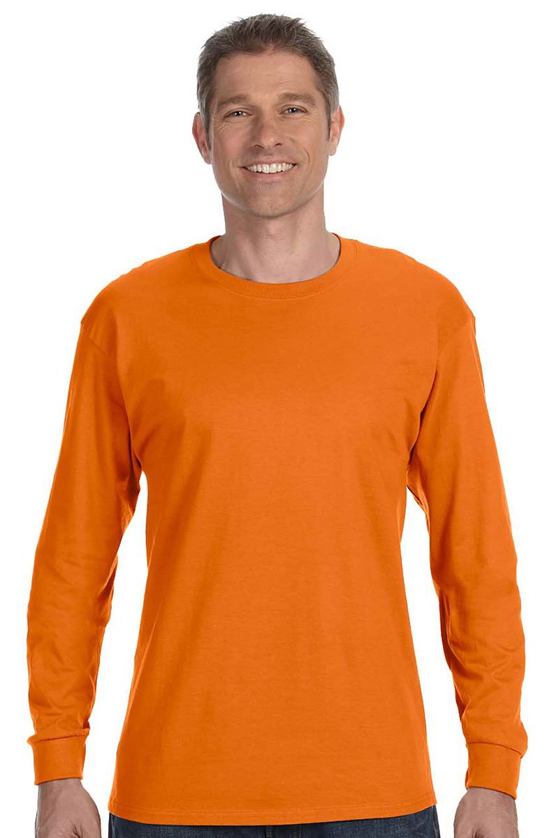 Unisex 61 oz Tagless Long-Sleeve T-Shirt - ASH - S(D0102H7NHS8)